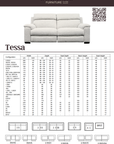Tessa Sofa with Power Recliner