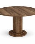 Extendable Velvet Round Table