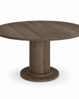 Extendable Velvet Round Table