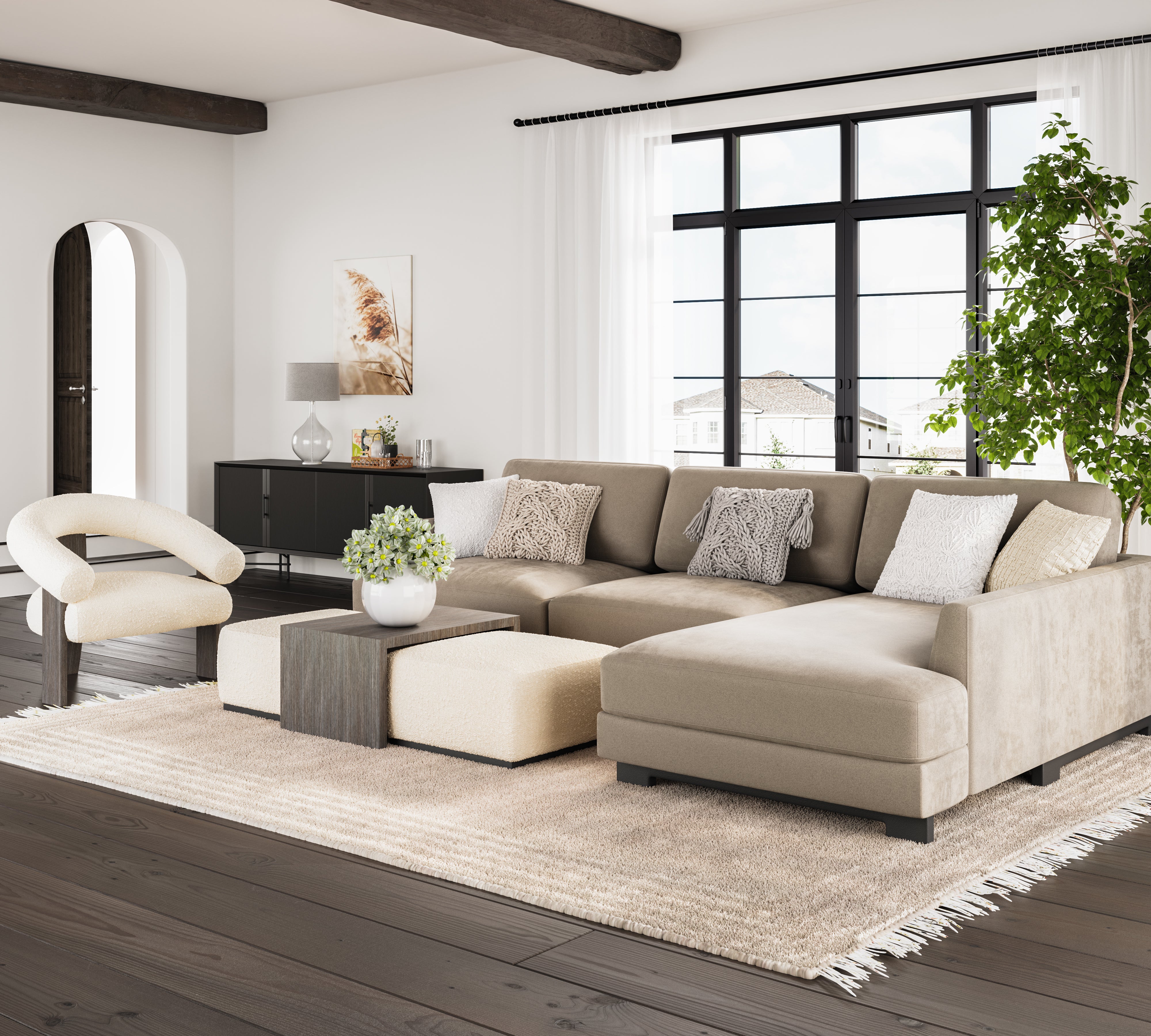 Coffee table for shop couch with chaise