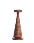 Almola mango wood candle holder