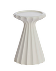 Sidari cream candle holder