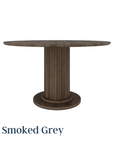 Extendable Velvet Round Table