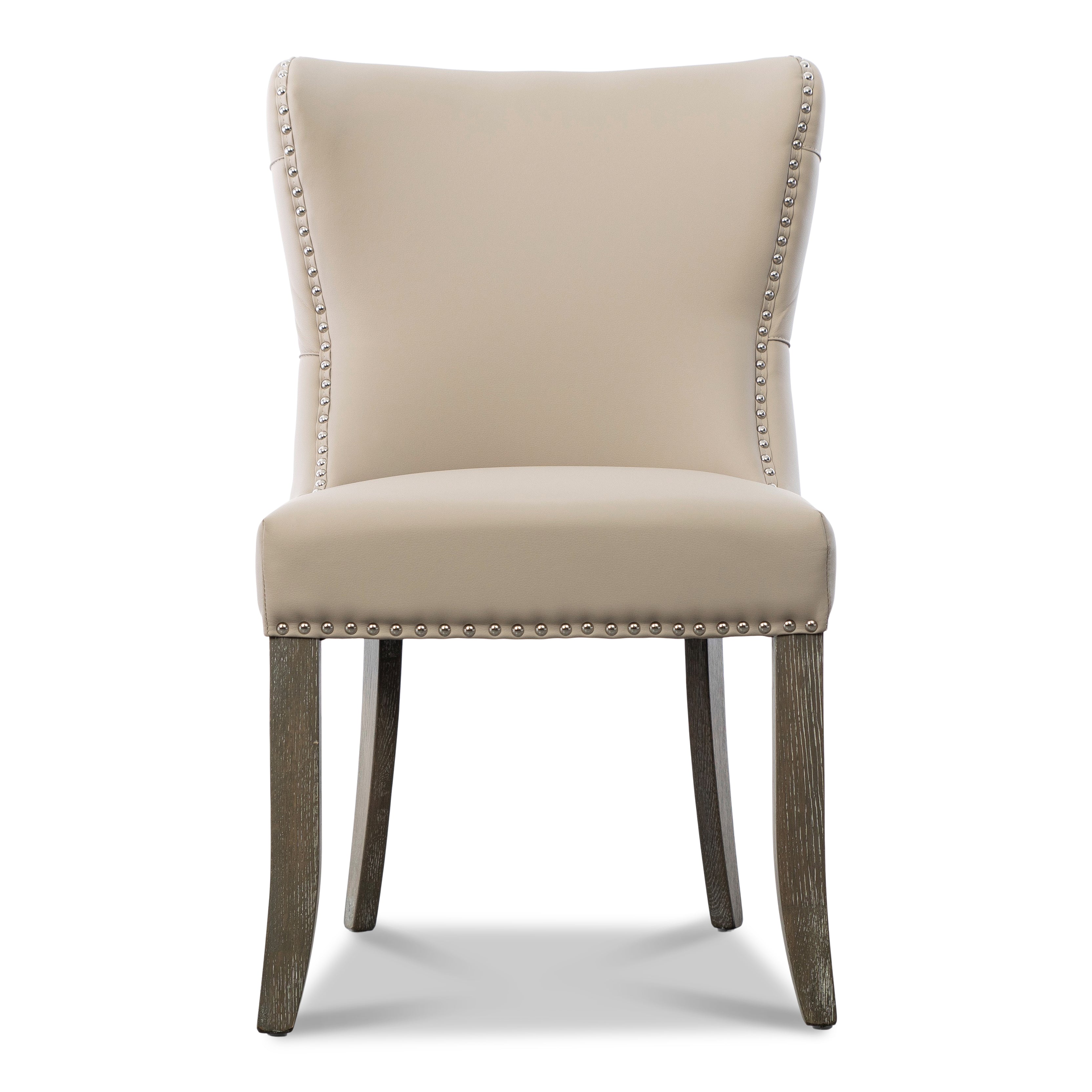 Leather effect discount dining chairs
