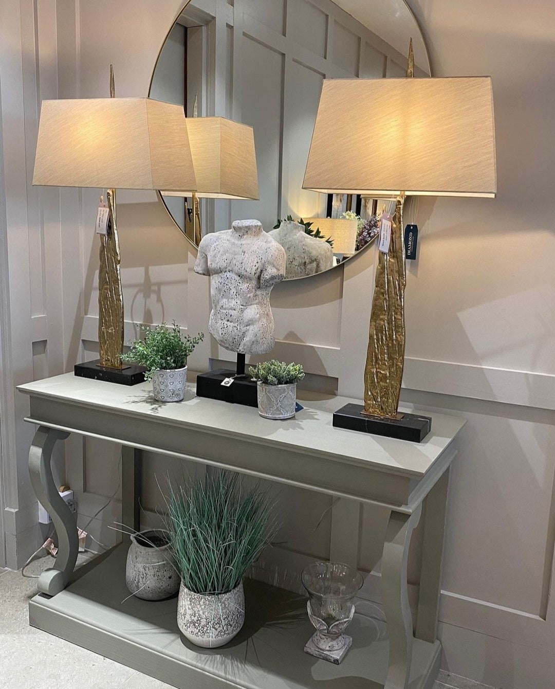 Hall top console table