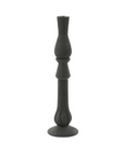 Tavola Wood Matt Black Candle Holder