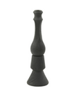 Tavola Wood Matt Black Candle Holder