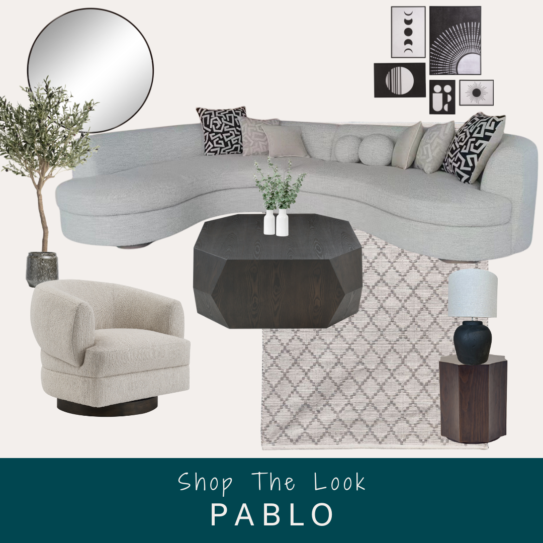 Pablo Chaise Moodboard – Diamond Furniture