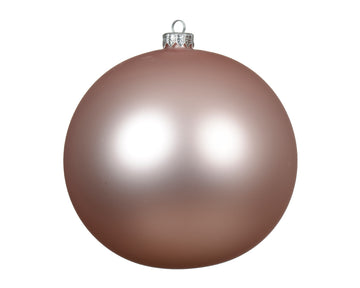 Baubles glass matt blush pink 15cm
