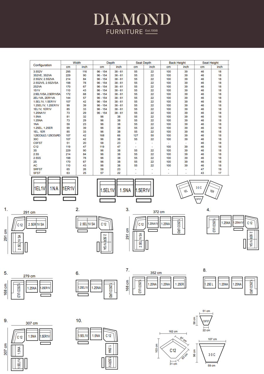 Tessa Sofa with Power Recliner