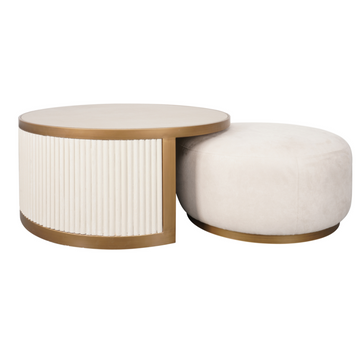 Marley Coffee Table with Footstool