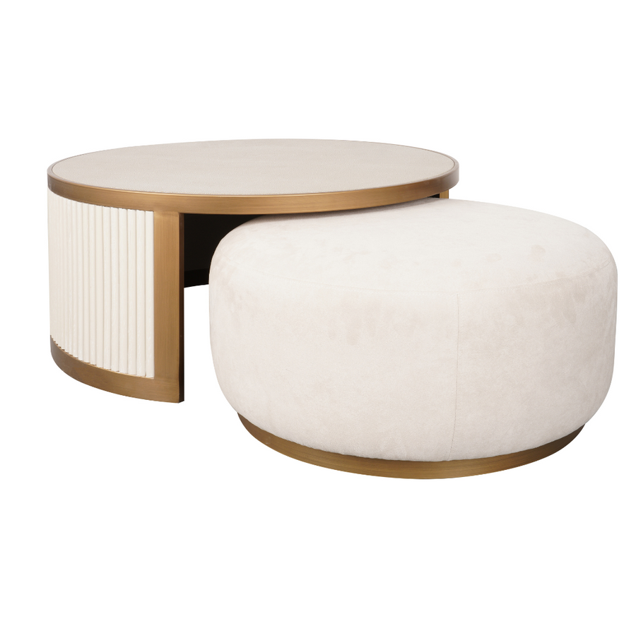 Marley Coffee Table with Footstool