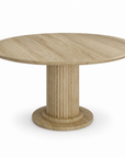 Fixed Velvet Round Table