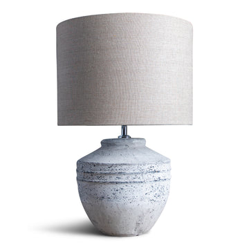Toba Antique Grey Lamp