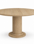 Extendable Velvet Round Table