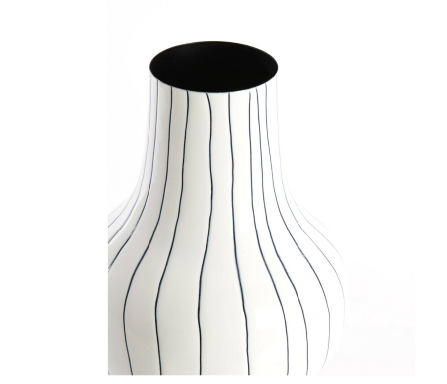Sindo white+black vase