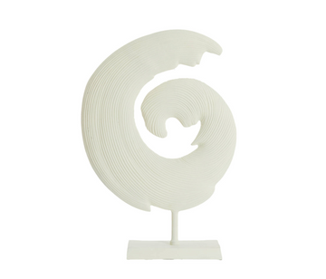 Shwiba Cream Ornament On Base