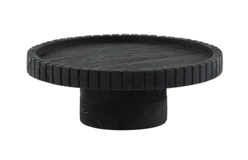 Caleta Wood Matt Black Dish