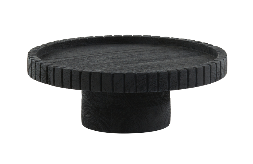 Caleta Wood Matt Black Dish