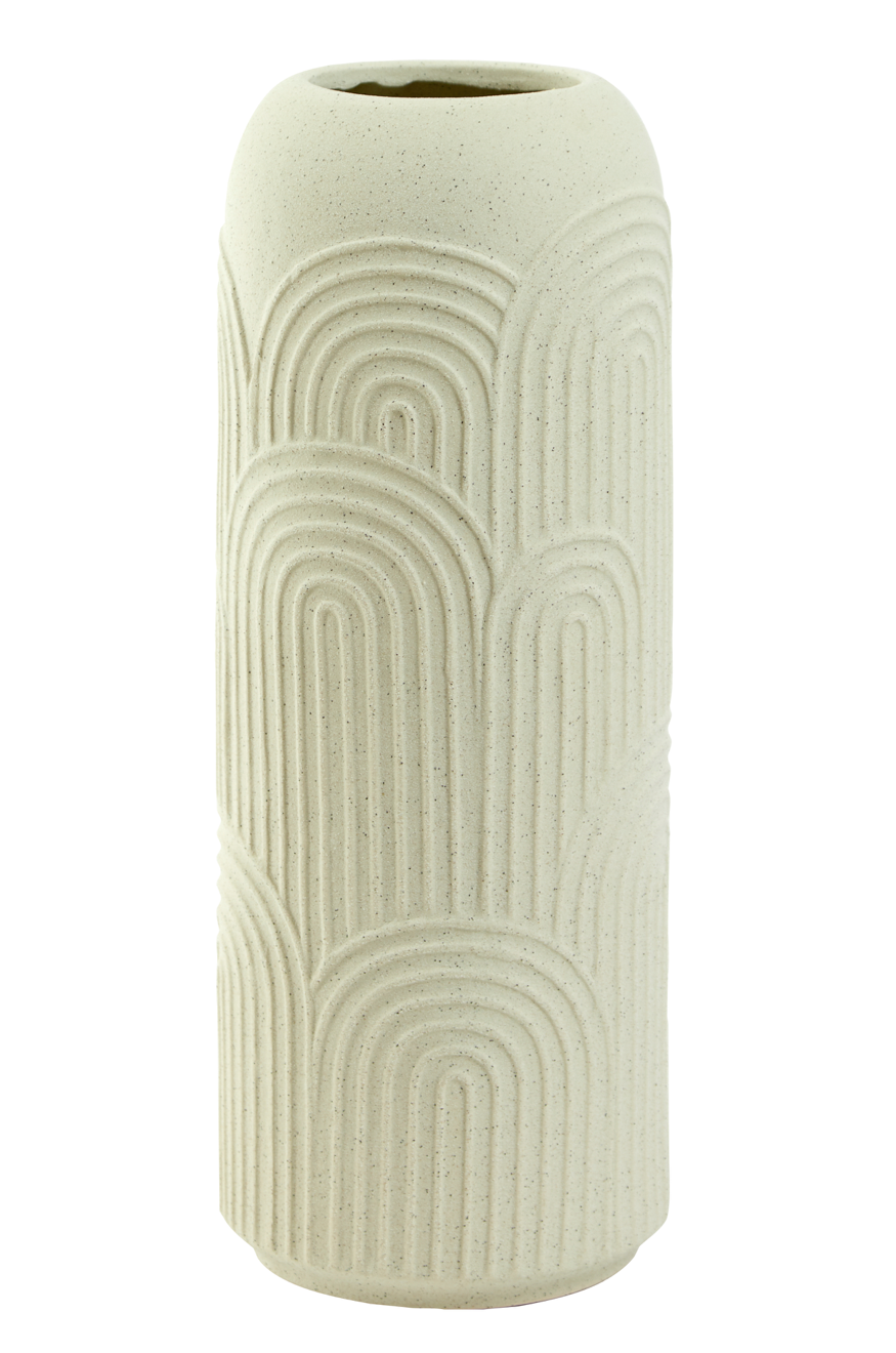 Diego Ceramic Cream Vase