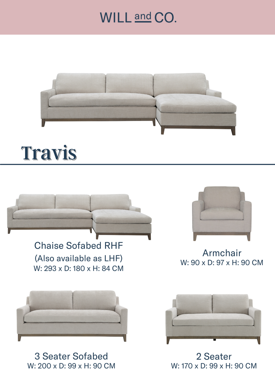 Travis 3 Seater Sofabed