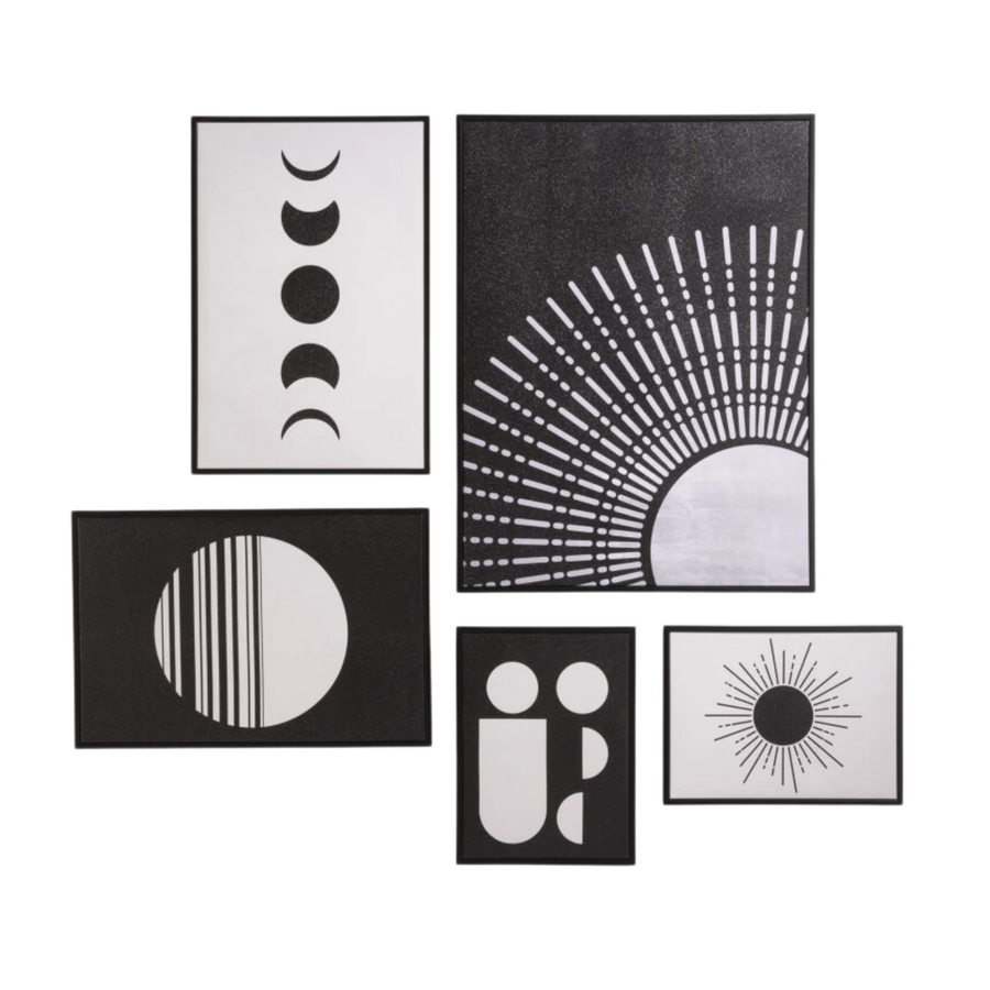 Lunatic set of 5 Prints