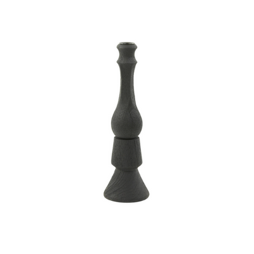 Tavola Wood Matt Black Candle Holder