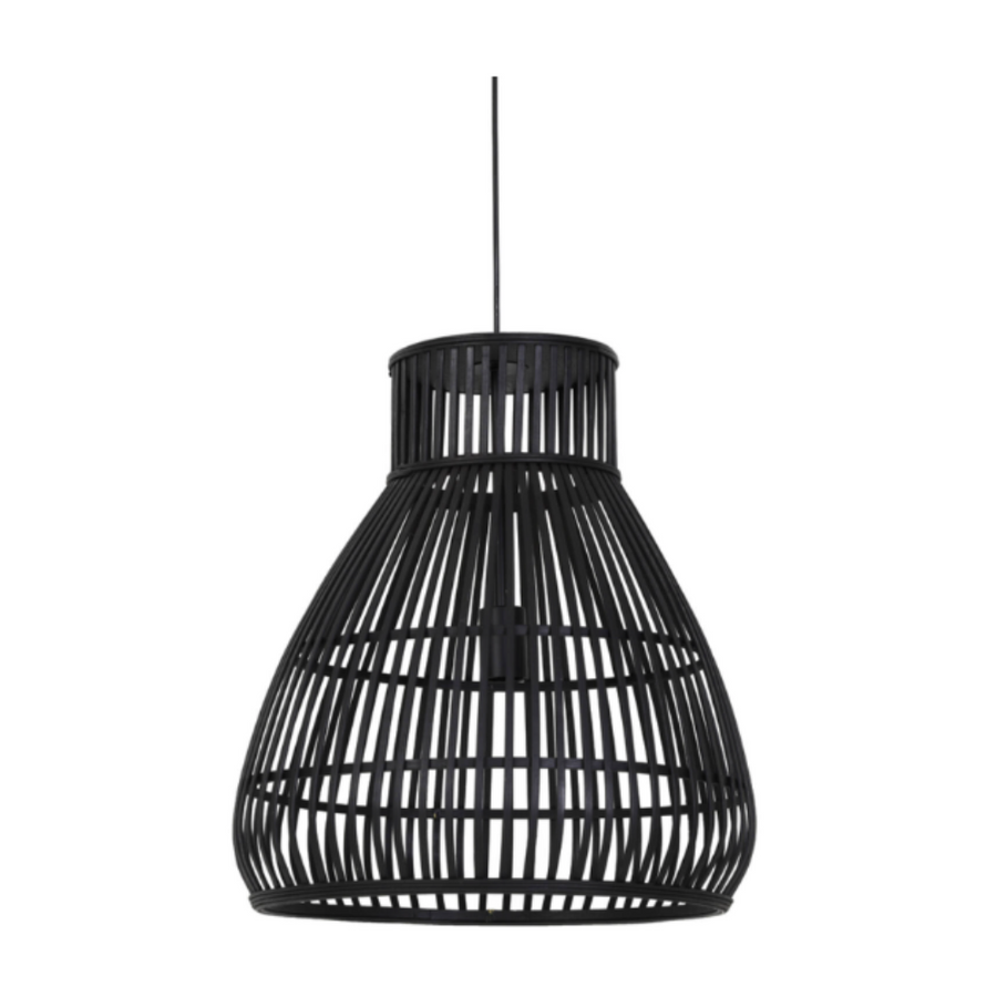 Timaka Hanging Lamp Rattan Black