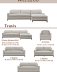 Travis 3 Seater Sofabed