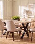 Horsen Chevron Dining Table
