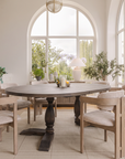 Horsen Round Extendable Table