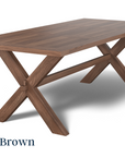 Horsen Dining Table X Leg