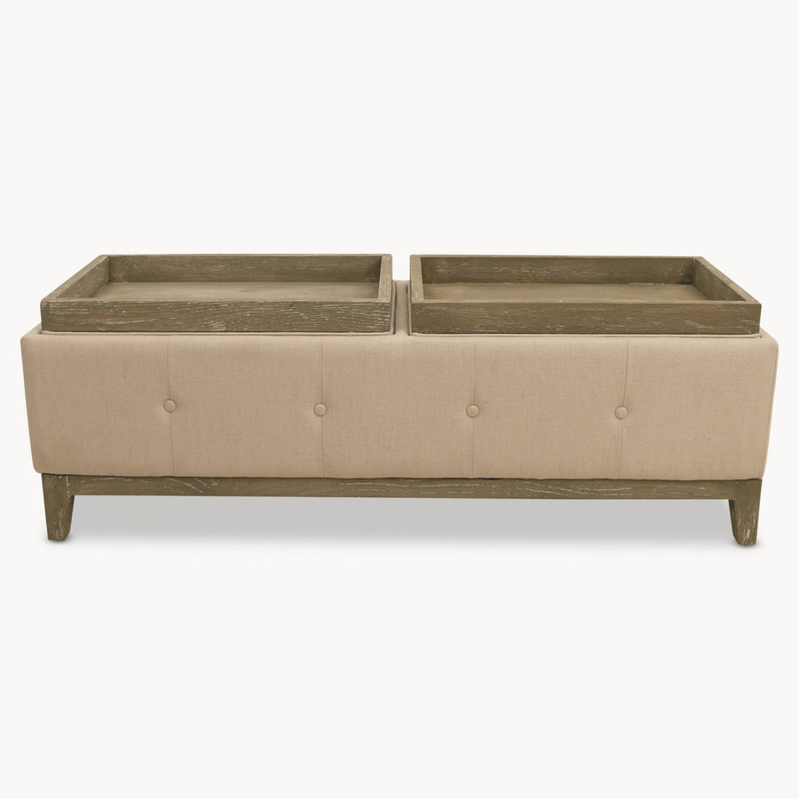 James Tray Top Ottoman