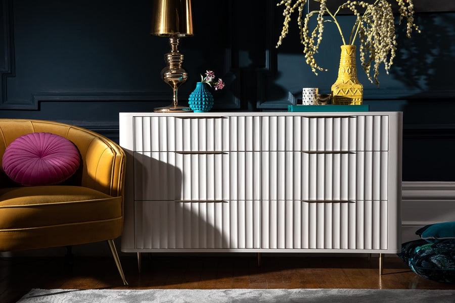Leo 6 Drawer Wide Chest