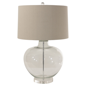 Kylie Clear Glass Lamp